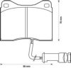BENDIX 571434B Brake Pad Set, disc brake